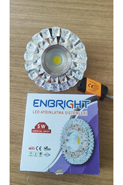 ENBRIGHT 5W Kristal Spot LED Armatür EN-8202