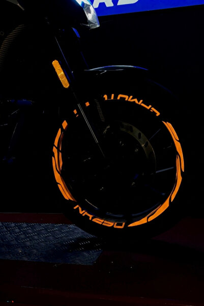 Banxtre CFMOTO NK250 için Reflektörlü Premium Seri Jant Şeridi Sticker Seti (...