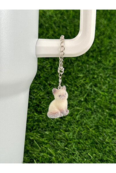 YuccaCo Accessorize Your Life Siamese Cat Thermos Compatible Accessory/Cat Th...