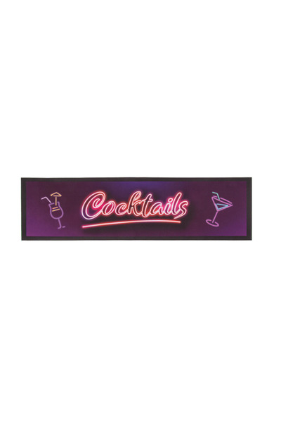OOTB Covoraș de bar, antiderapant, din cauciuc, pentru barul de acasă, cu des...