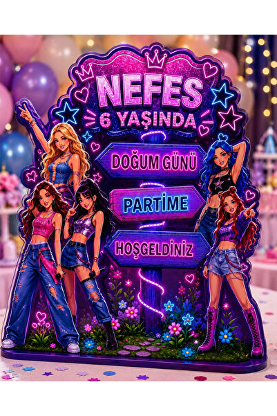 NUYA BAG Manifest Doğum Günü Ayaklı Pano-50 cm