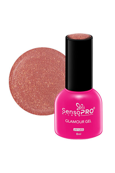SensoPRO Milano Ημιμόνιμο Βερνίκι Νυχιών Glamour Gel 8ml, Βερίκοκο Bliss # 115