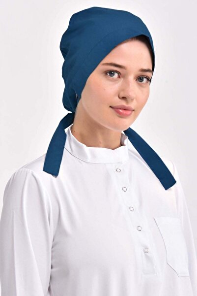 Owlet Medikal Petrol Blue Lycra Surgical Hijab Bonnet