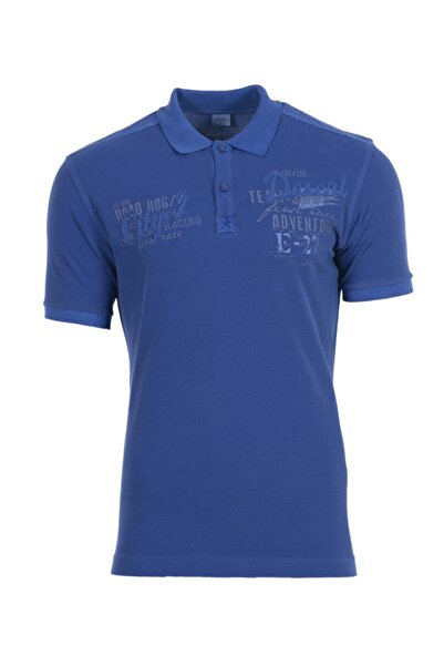 Arma Ar-ma Erkek Polo Yaka Tişört Yazi Baskili Regular Fit Çift Toplama Penye...