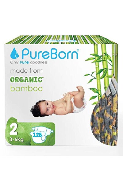 PUREBORN DIAPERS 2X128'S: 9167