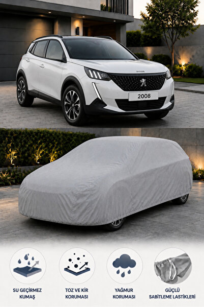 PARİONETTE Peugeot 3008 Araç Brandası Tam Koruma Su Geçirmez Toz Yağmur Korum...
