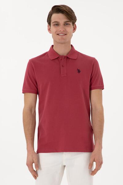 U.S. Polo Assn. Men's Woven Fabric Slim Fit Polo Collar T-Shirt