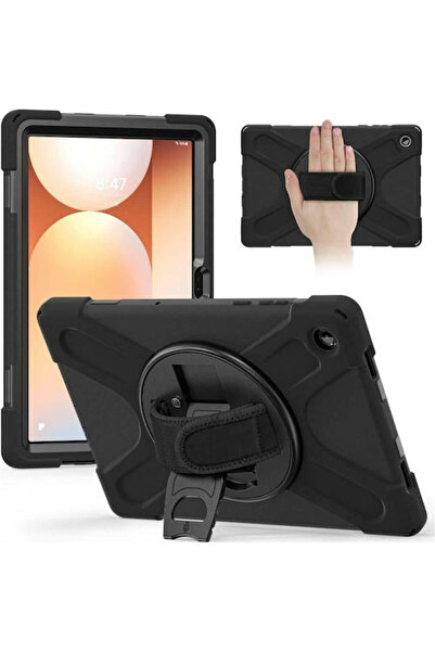 4smarts Ανθεκτική Μαύρη Θήκη Flip (Samsung Galaxy Tab A11)