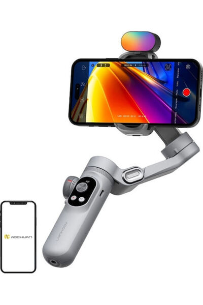 AOCHUAN X Pro Gimbal Φωτισμός RGB Γκρι 1010100322
