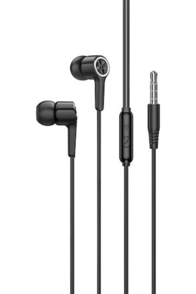 hoco. Hoco Ενδοωτικά Ακουστικά Handsfree με Βύσμα 3.5mm Μαύρα