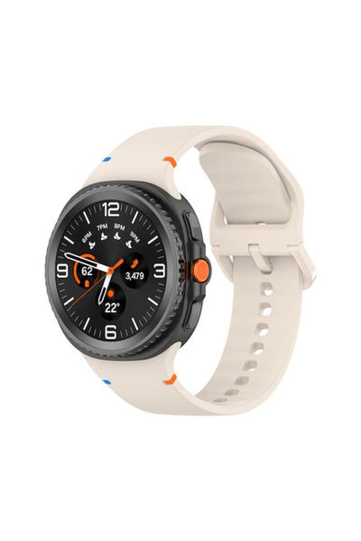 Techsuit W079 Λουράκι Σιλικόνης Κρέμα Κασμίρ (Samsung Galaxy Watch8 Watch8 Cl...