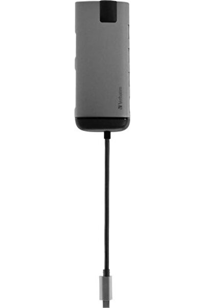 Verbatim Σταθμός σύνδεσης USB-C με HDMI 4K PD Ethernet Γκρι (49142)