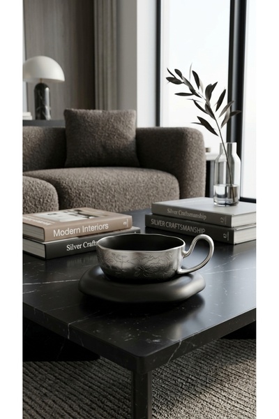 Generic Elegant tea or coffee cup and saucer set