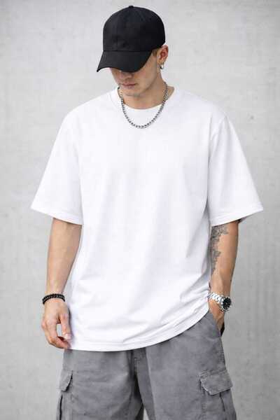 BEHLIVE Ανδρικό μπλουζάκι Oversize Loose Cut 100% βαμβάκι