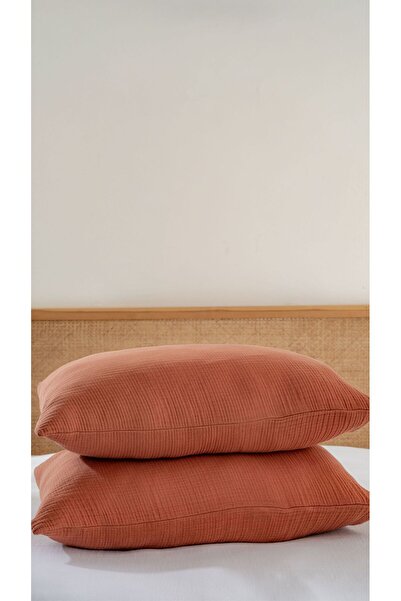 Comfort Craft طقم غطاء وسادة من الموسلين مكون من 4 طبقات - عبوة من قطعتين - 1...