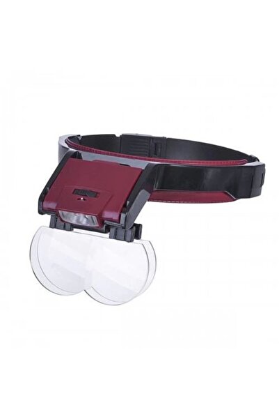 Mestore 4 lens mounted lens, led lamp hat type magnifier