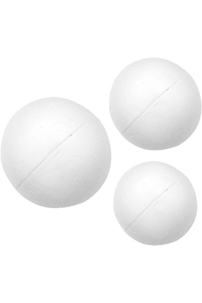 OEM Kule din Polistiren Decorativ DIY Artizanale pentru Vopsit Alb 20 25 30cm
