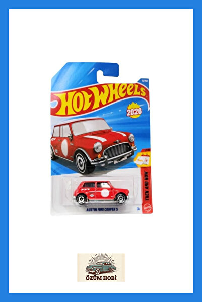 Hotwhells Austin Mini Cooper S Kırmızı H kolisi