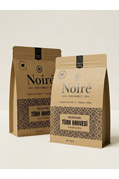 Noire Coffee Geleneksel Türk Kahvesi %100 Arabica 2'li Set 2x100 g