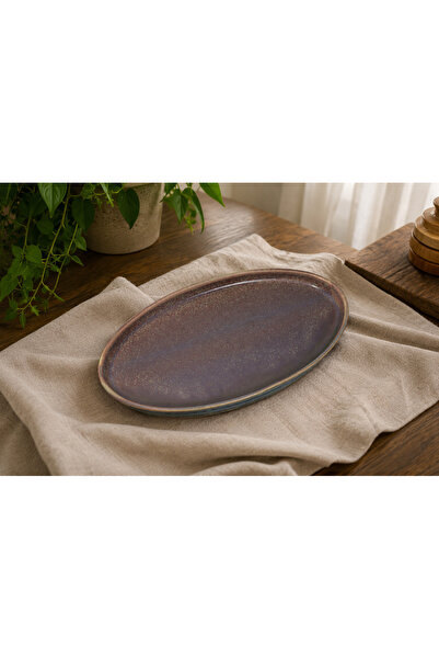 Aurora Oval Porselen Servis Tabağı