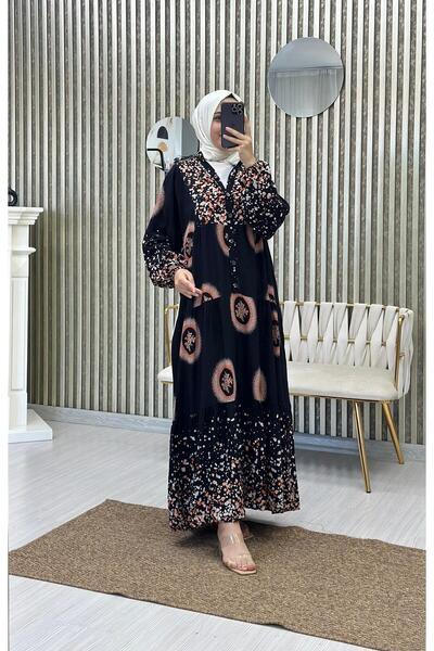 Moda Krash فستان صيفي كبير الحجم بنمط بالون