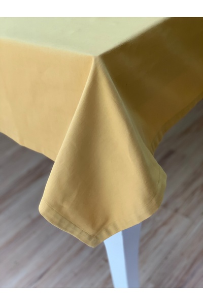 home Masa Örtüsü Hardal Sari 160/240 cm Polycotton