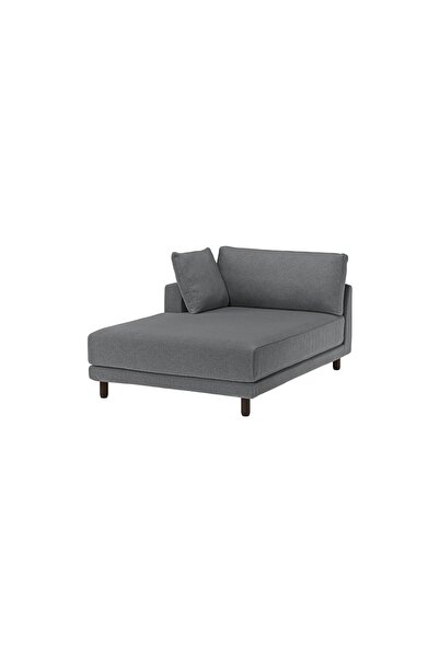 IKEA UPPÅKRA Uzanma Koltugu: G 127 cm x D 180 cm x Y 95 cm Koyu Gri Buklet Ku...