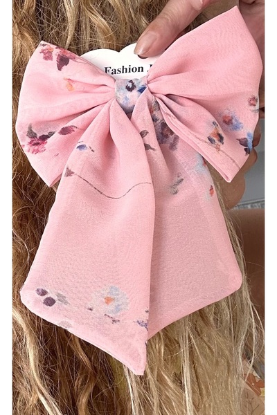 Niloshe&Sinoshe NS Accesories Floral Patterned Bow Detailed Automatic Buckle
