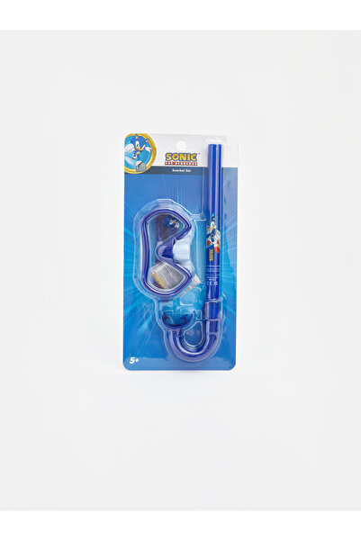 LC Waikiki Ochelari de înot și snorkel Sonic imprimați pentru băieți