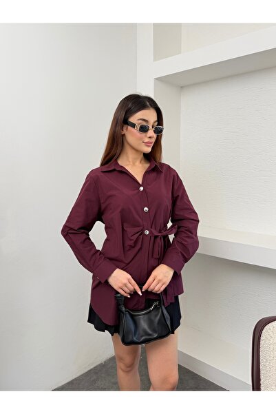 MiraMore Butik Women's Shirt with Tie at the Waist