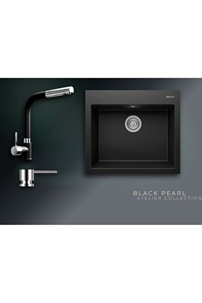RealStone Black Pearl Collection Didyma 60 K002 & Sümela Premium Mutfak Kolek...