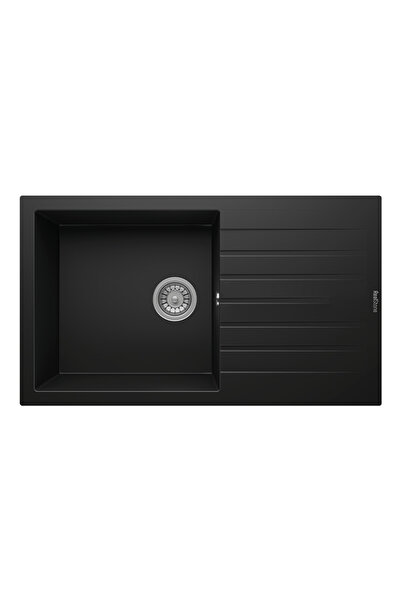 RealStone Laodikya 86 XL P014 Granit Evye 860x500 mm Tek Göz Damlalıklı Mutfa...