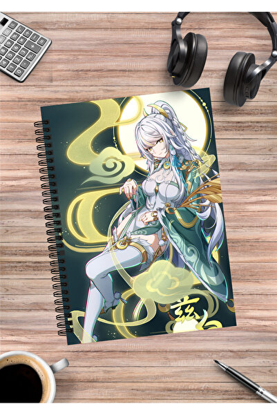 mertfigur Caiet spiralat Genshin Impact Zibai Anime A5 (50 de foi)
