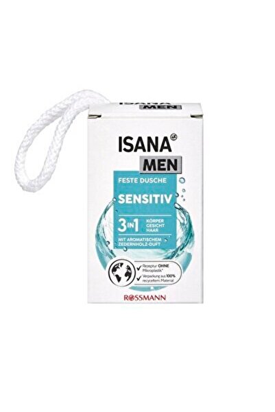 ISANA MEN Katı Duş Jeli Hassas 100 gr