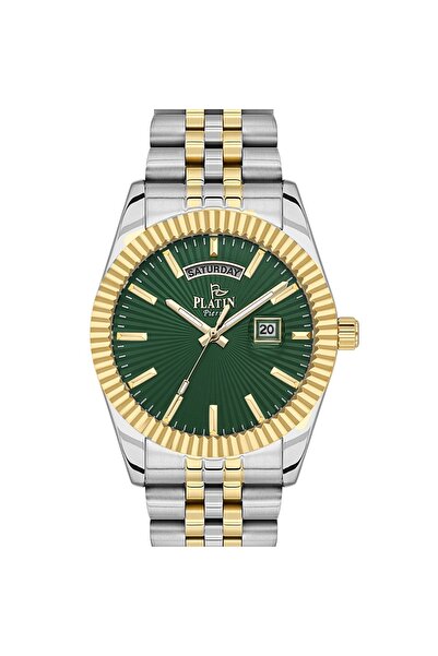 Platin Pierre Men's Wristwatch Sa-Pl-1197Ga-D10