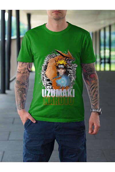 iLovePrints Uzumaki Naruto with Kurama Tshirt