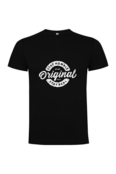 iLovePrints Humble Origins: Vintage Typography Tshirt