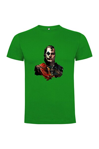 iLovePrints Green-Eyed Joker Portrait Tshirt