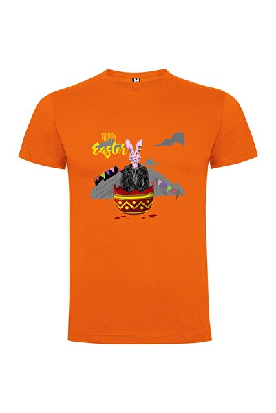 iLovePrints Elegant Easter Bunny Illustration Tshirt