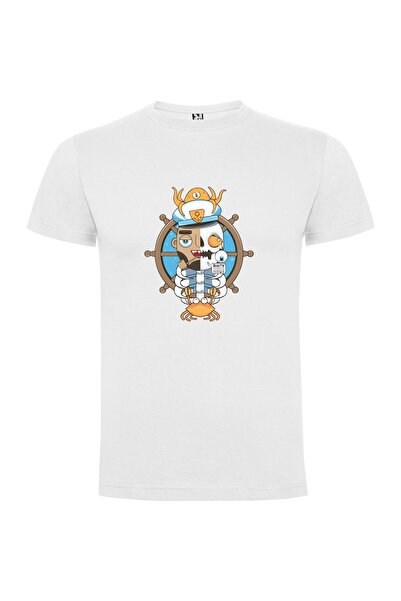 iLovePrints Robot Pirate Captain Adventure Tshirt