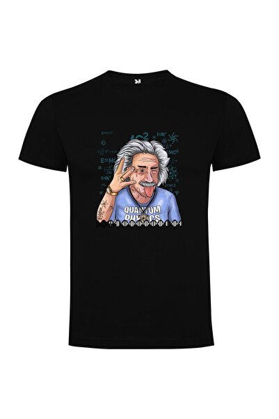iLovePrints Quantum Einstein Face Tshirt