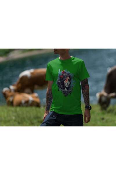 iLovePrints Abstract Artistic Portrait Tshirt