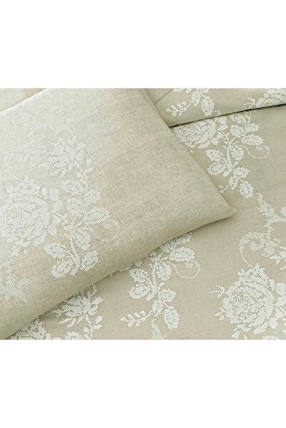 Taç Ranforce Double Bedding Set (Ri̇len -Stone)