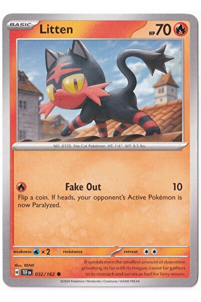 Pokemon بطاقة لِتين 032/162 - القوات المؤقتة (لون النعناع)