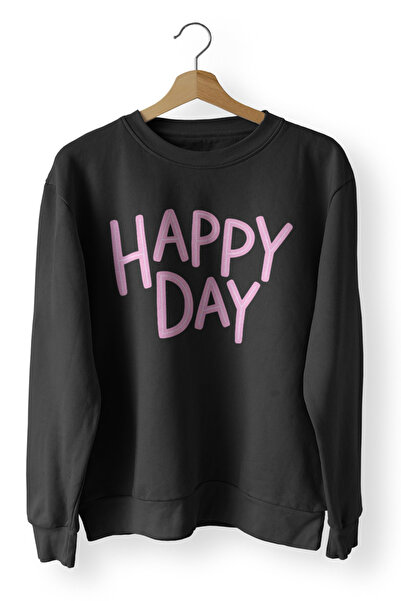 iLovePrints Μακρυμάνικη Μπλούζα Happy Day