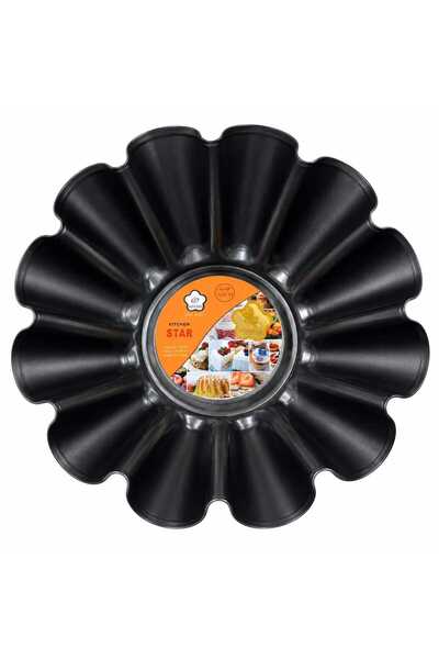 Kitchenstar وعاء كيك على شكل زهرة من كيتشن ستار - صينية خبز غير لاصقة 22.5 × ...