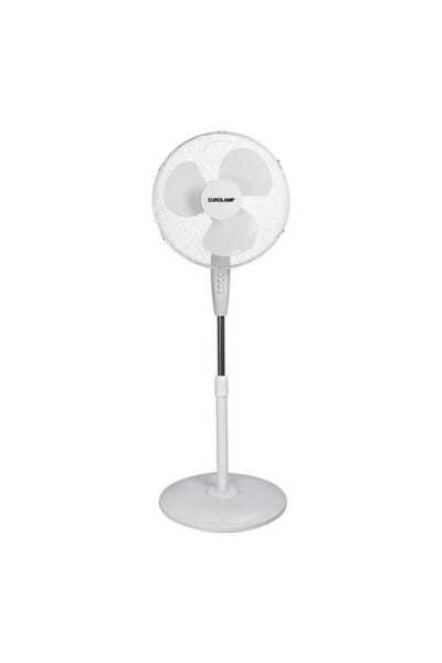 EUROLAMP Ανεμιστήρας με ορθοστάτη 60W, Φ40cm, 1,25(h) m, Λευκός