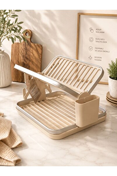 Onedekor Classic Daisy Cream Katlı Tabaklık