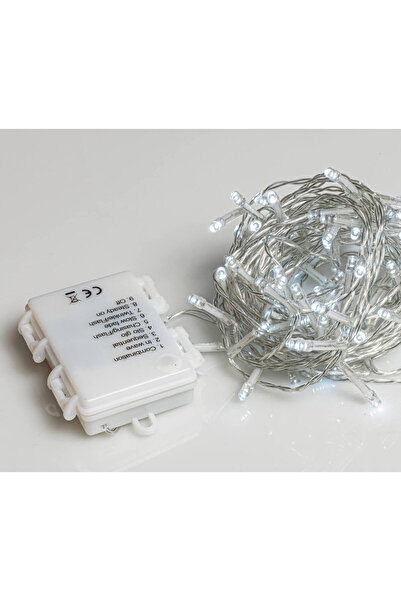 Generic 50 λαμπάκια LED σε σειρά μπαταρίας, 3,75 m, διάφανο καλώδιο, 8 προγρά...