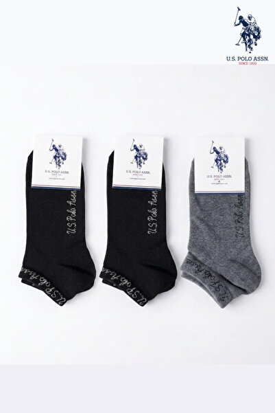 U.S. Polo Assn. Pachet de 3 șosete din bumbac